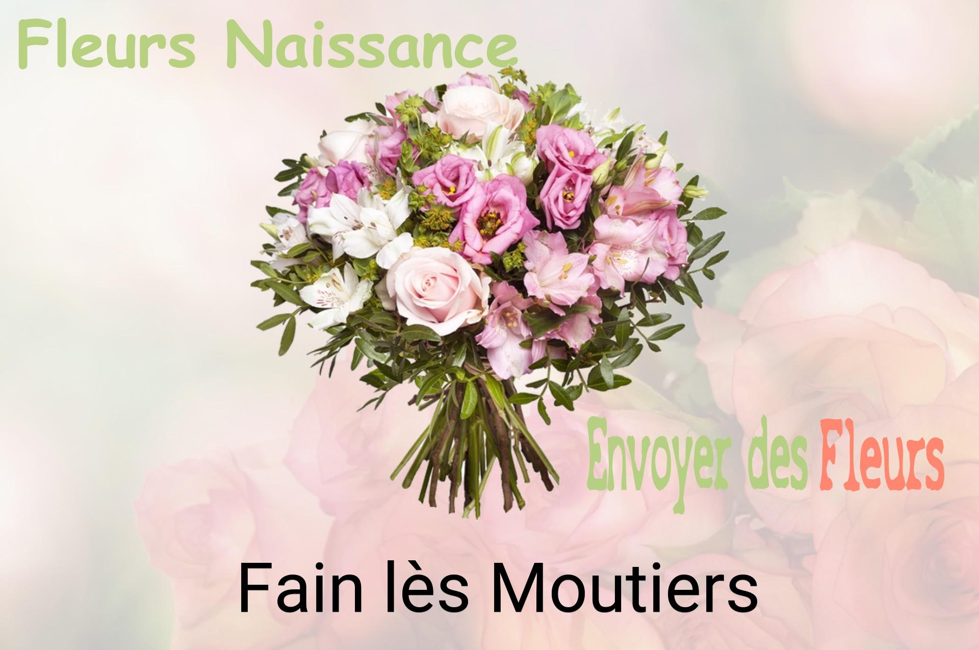 Bouquet de fleurs de naissance livré à Fain-lès-Moutiers