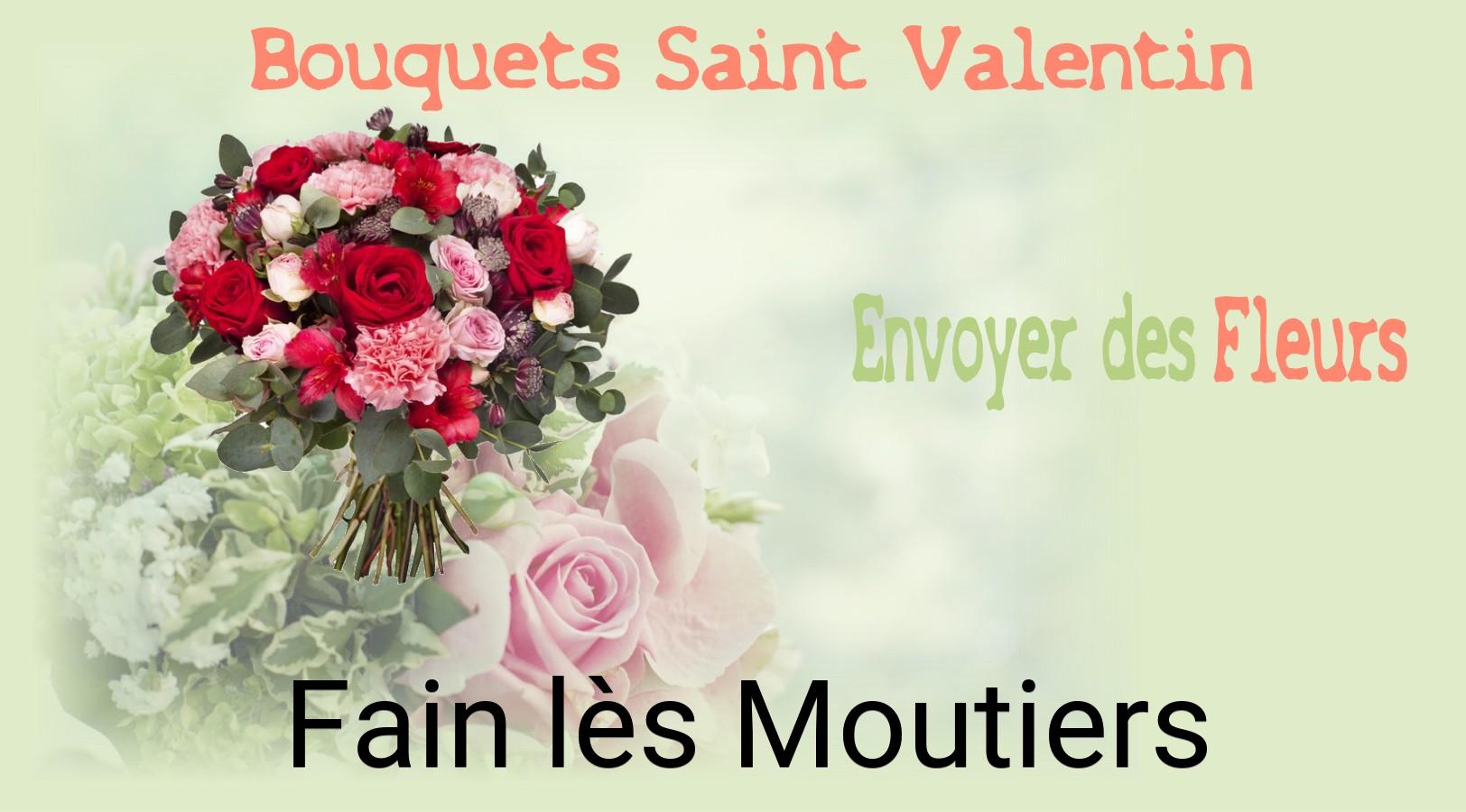 Roses de Saint-Valentin livrées à Fain-lès-Moutiers